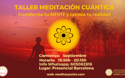 Clases de meditación cuántica. Despierta tu potencial interior. ¡Unéte y experiméntalo!.