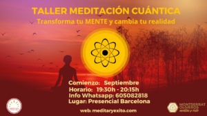 taller meditación cuántica centro Hermes Barcelona